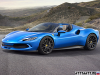 2022 Ferrari 296 GTS = 330 км/ч. 830 л.с. 2.9 сек.