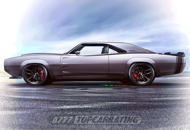 Рисунки автомобиля Dodge Super Charger Concept - скетчи