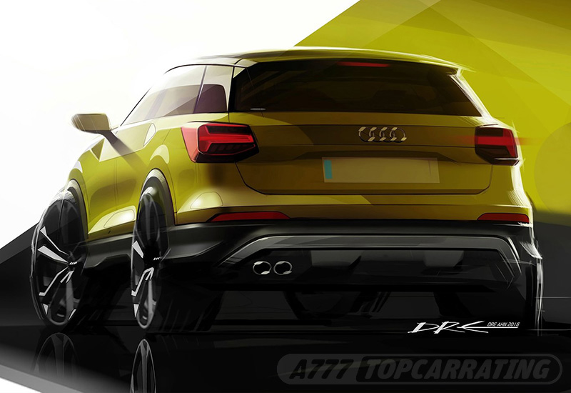 Рисунки автомобиля Audi SQ2 - скетчи